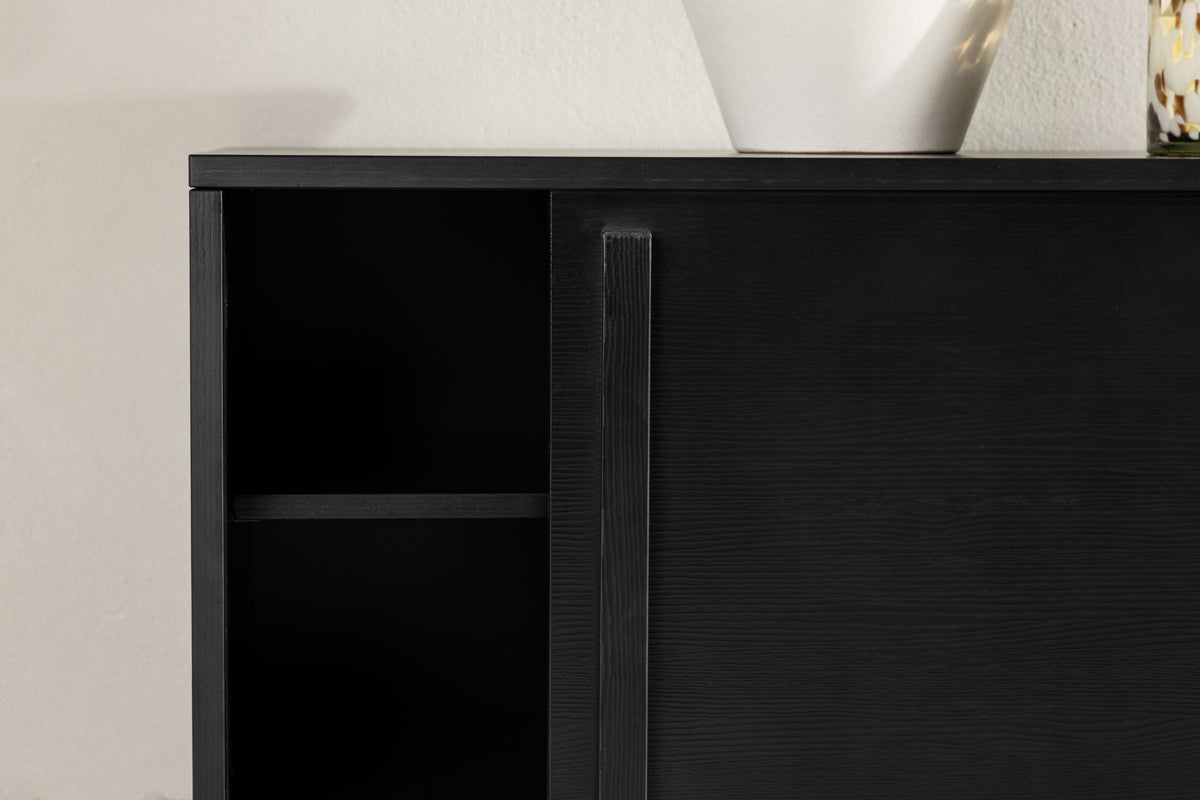 Designer TV-Board Valero 180 cm MDF – Matt, mat Lamellenfront