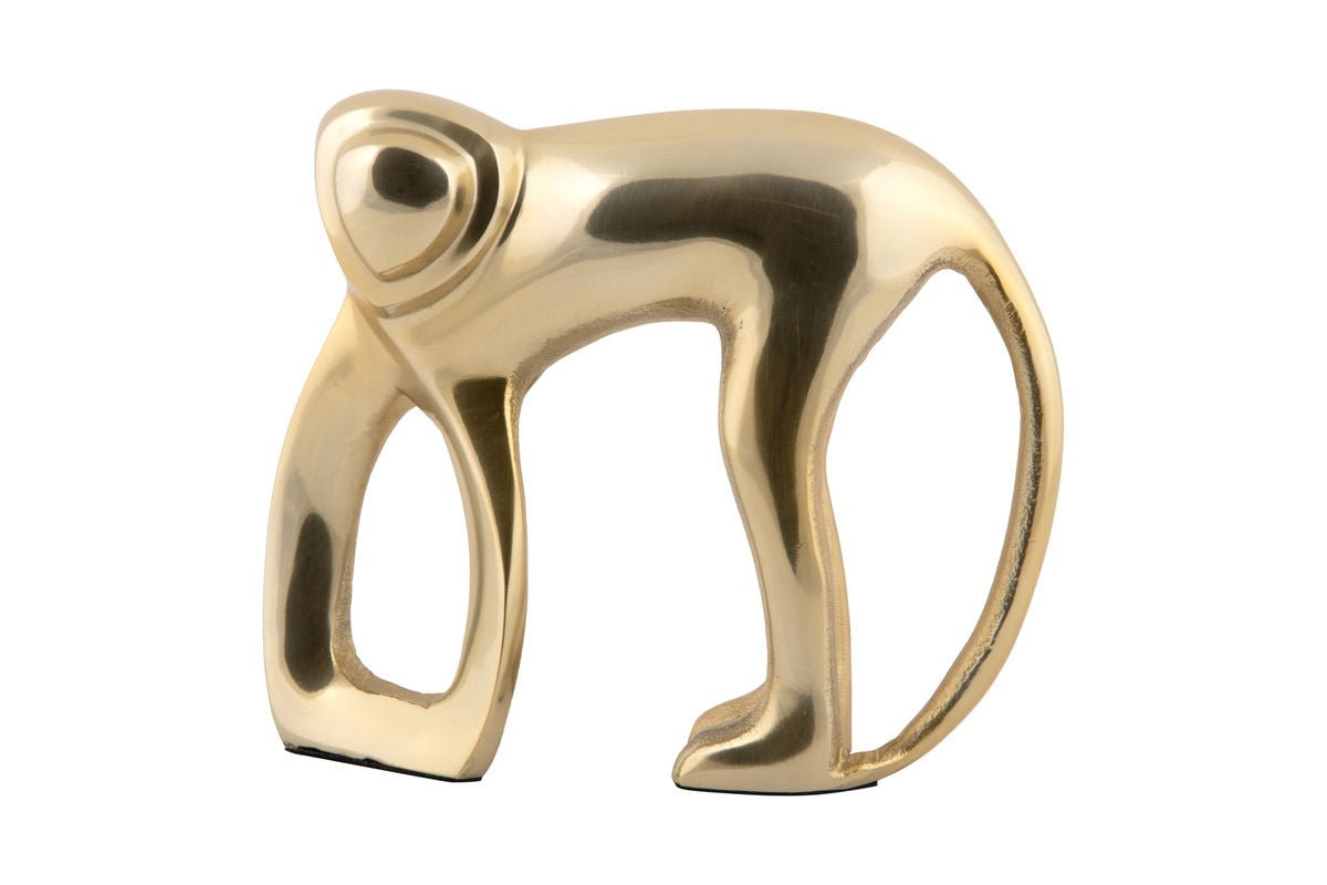 Statue „Simio“ – Metallfigur a Goldoptiq