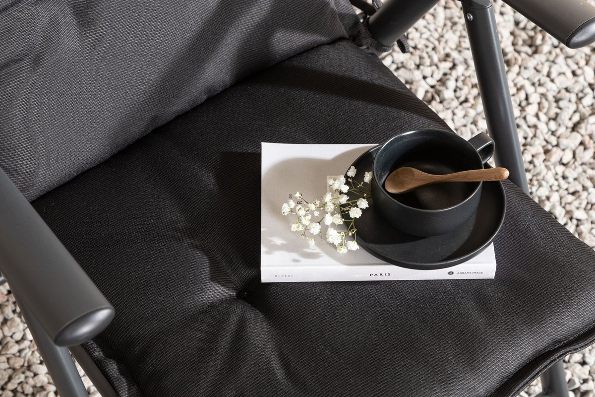 6er Set - Gaartstullkëssen Siena aus Polyester a 4 Faarwen