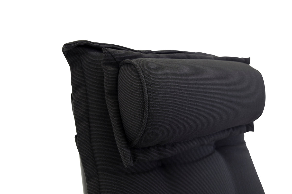 6er Set - Gaartstullkëssen Siena aus Polyester a 4 Faarwen