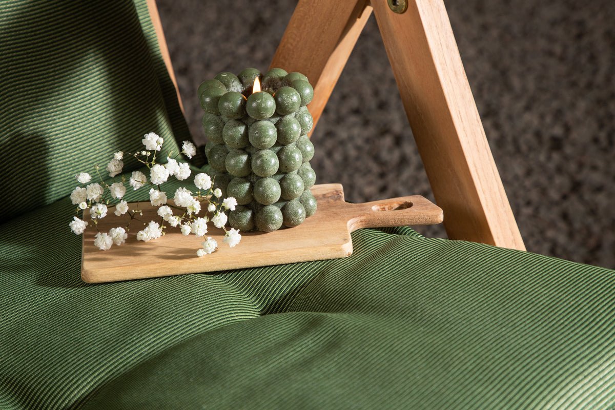 6er Set - Gaartstullkëssen Siena aus Polyester a 4 Faarwen