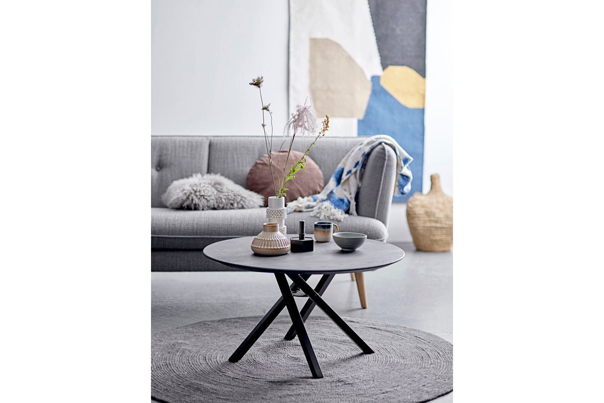 Vas "Snow" - wäiss Steingutvas