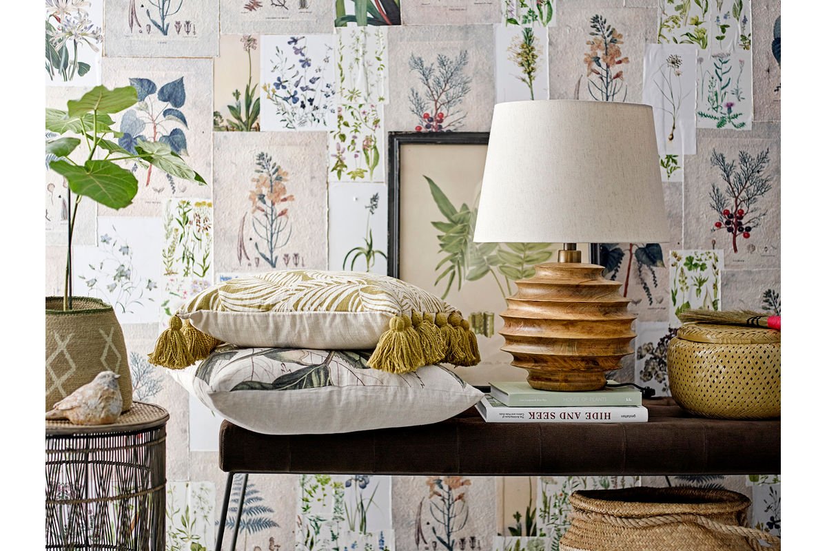 Dëschlampe Wooden - aus Mangoholz