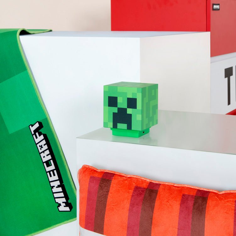 Minecraft LED-Lamp „Creeper“ – Luuchtfigur mat Akku