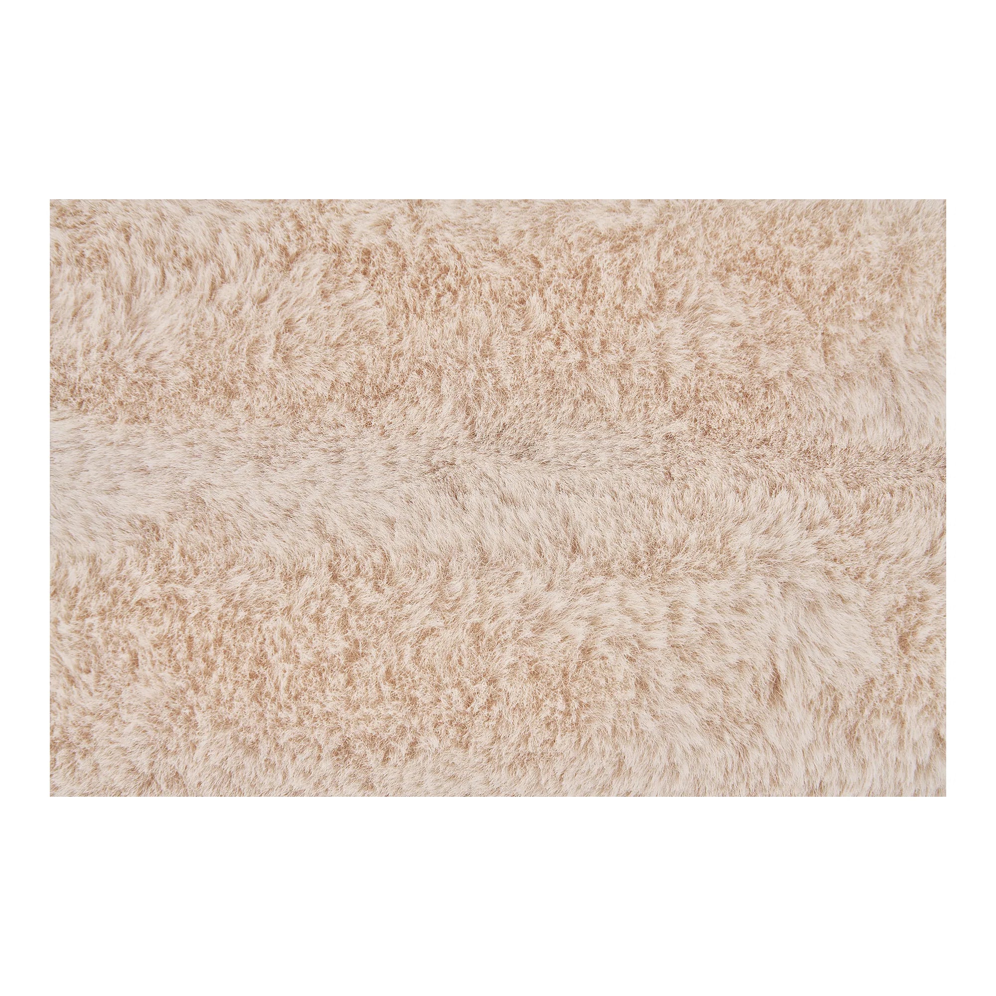 Flausch - Tagesdecke Tao aus Konschtfell Beige 130x180 cm
