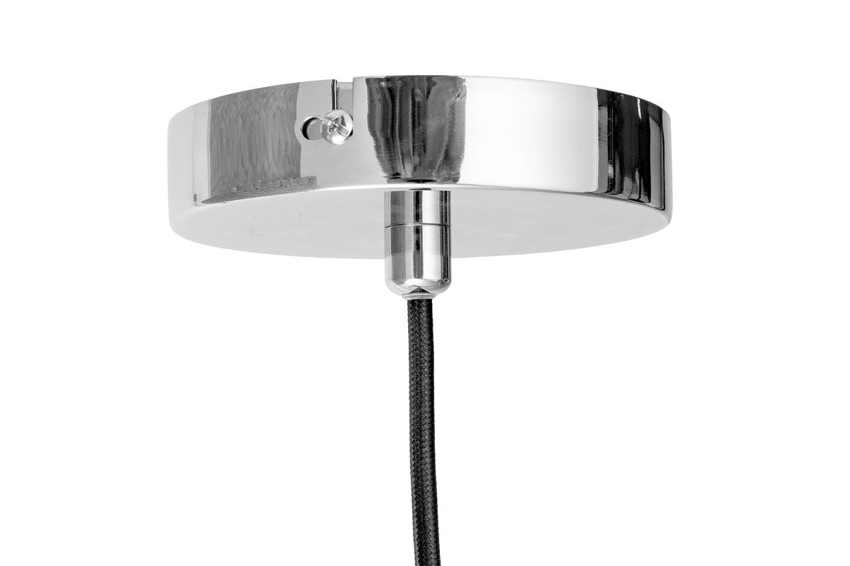 Pendelleuchter „Silvertwist“ – mat enger Textur aus Glas