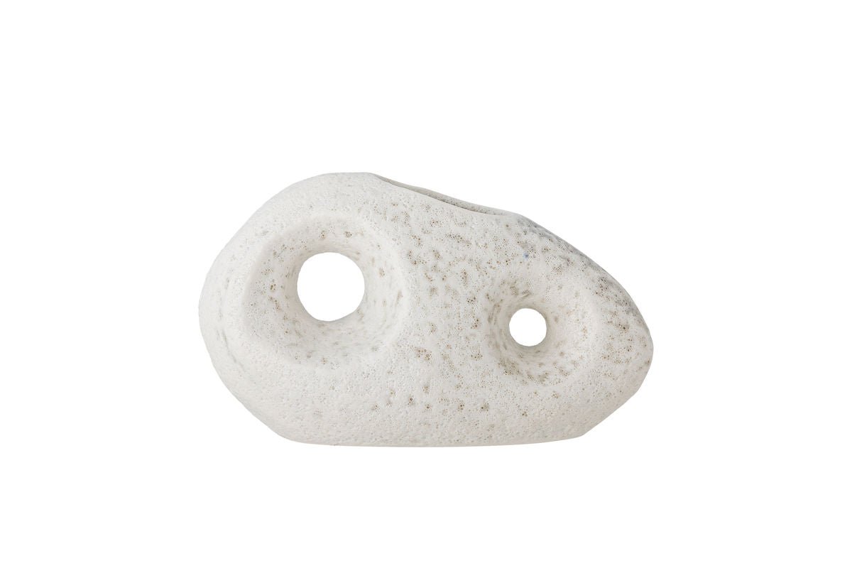 Vas Zola - Wäiss, aus Steingut, breet