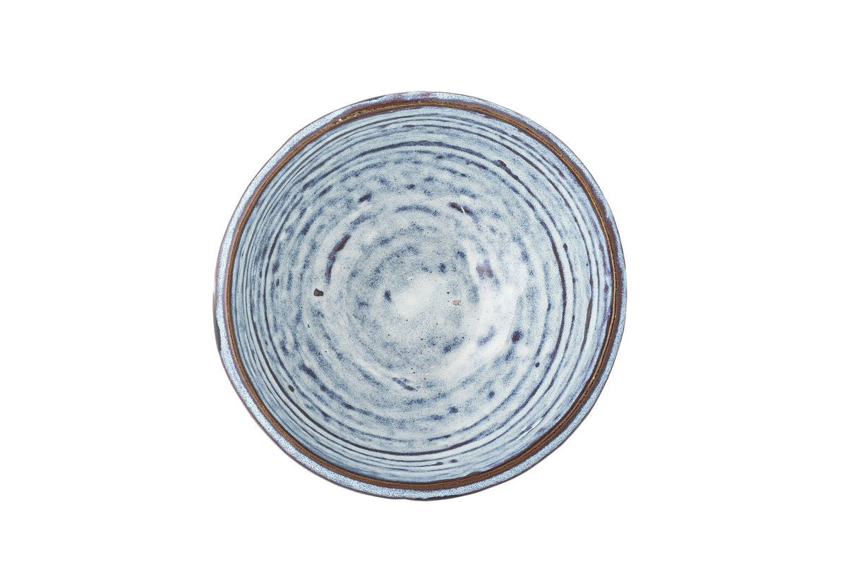 Schalen -Set „Kairox“ – Blau-Schwarzes Steingut (4-teilig)