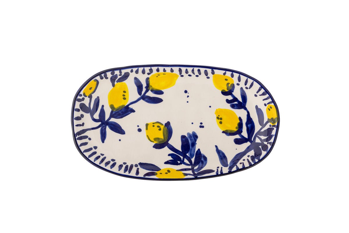 Servierplack Mavik - aus Steingutt gemaach