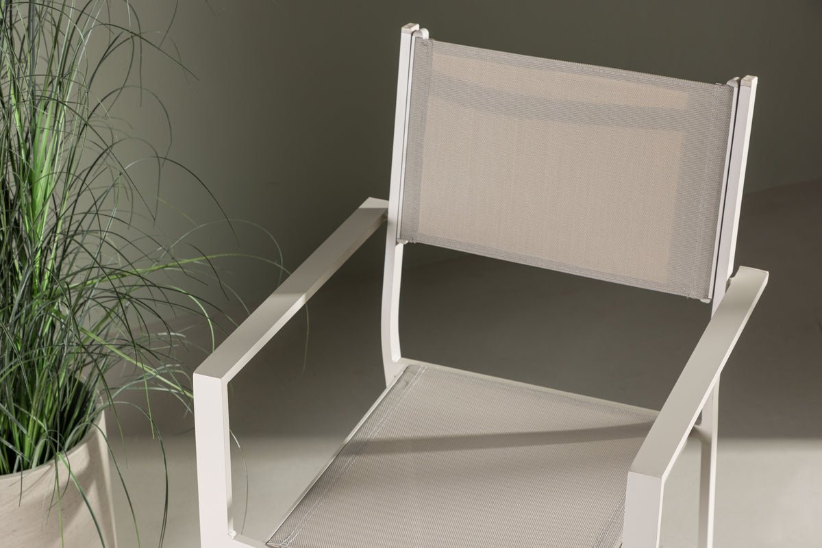 2er Set - Gaartstull Karibik aus Aluminium/Textilene