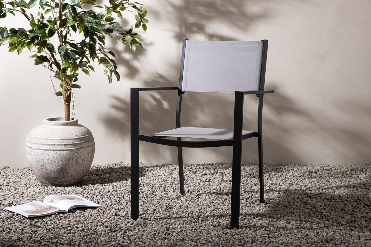 2er Set - Gaartstull Karibik aus Aluminium/Textilene