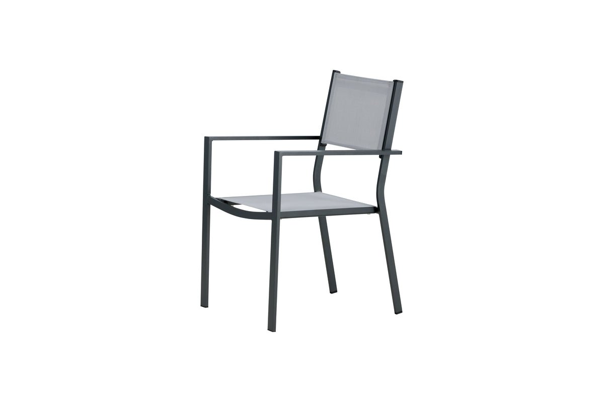 2er Set - Gaartstull Karibik aus Aluminium/Textilene