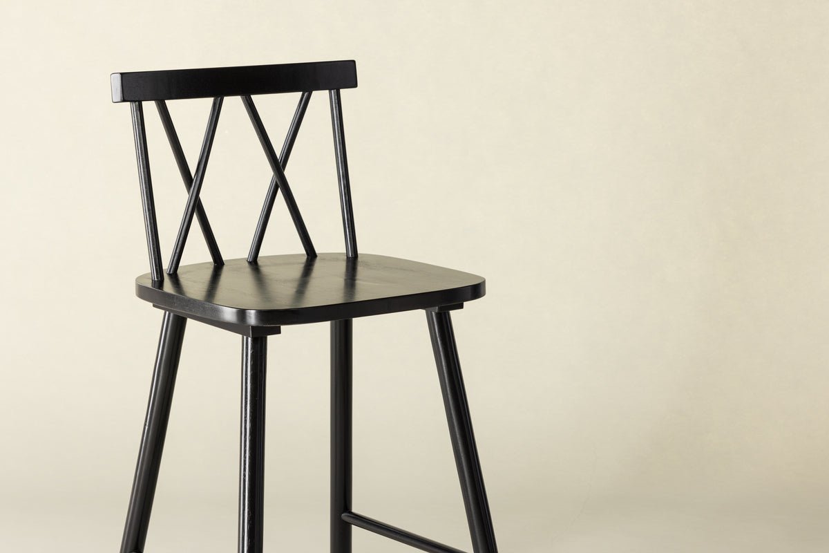 2er Set - Barhocker Möllner schlankes an stilvolles Design a 3 Faarwen