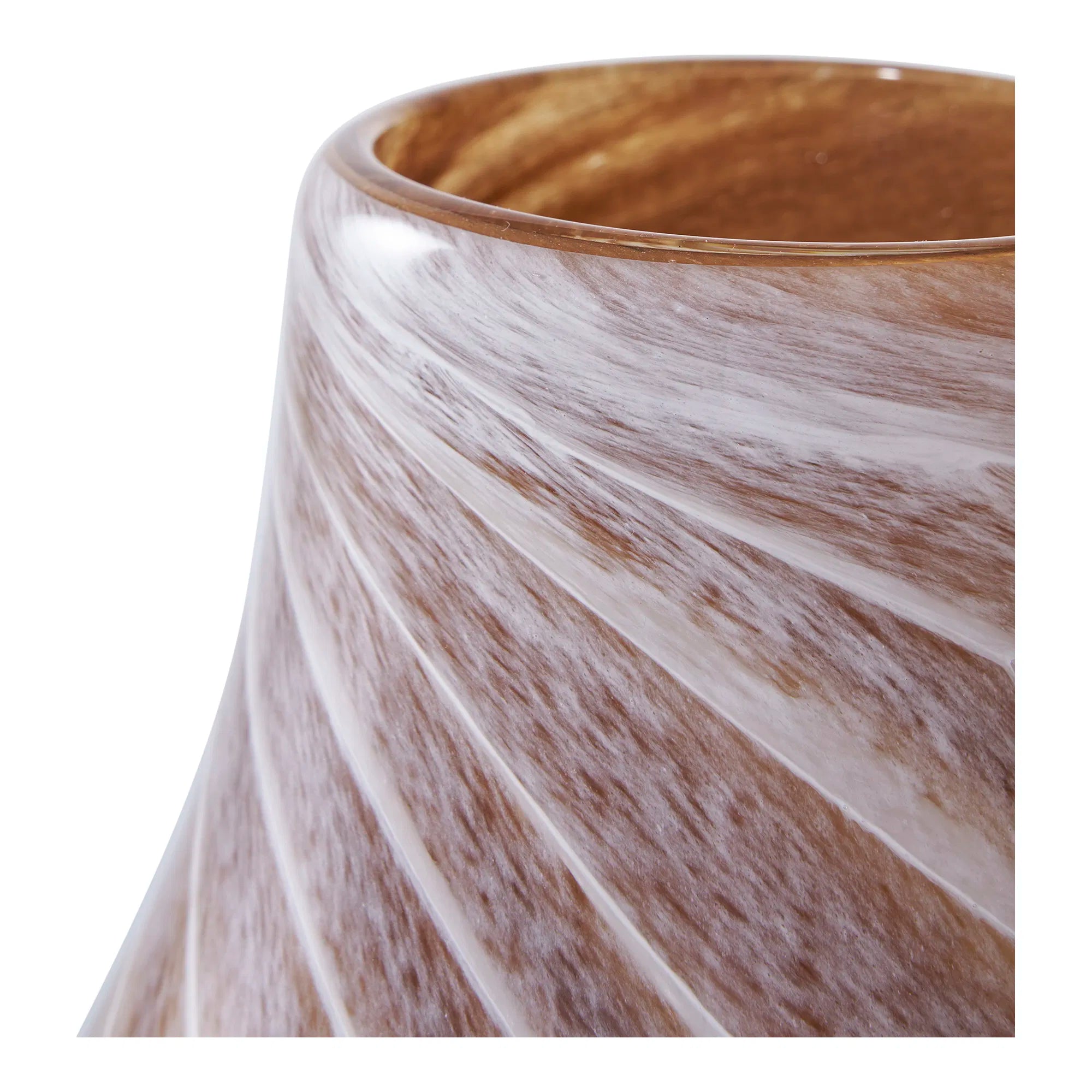 Vase „Liora“ – Glas am waarme Brongton