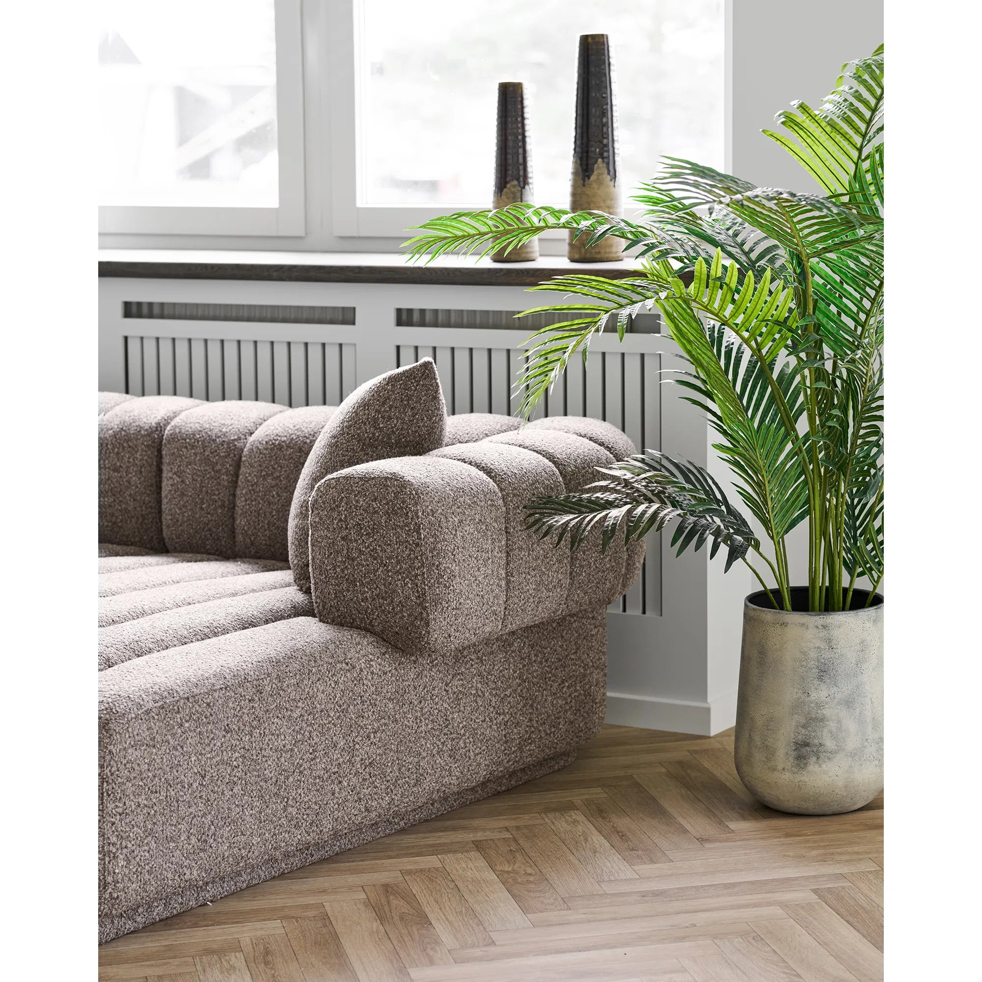 Vas Jorvane - héichwäerteg Keramikvas a brong - grouss