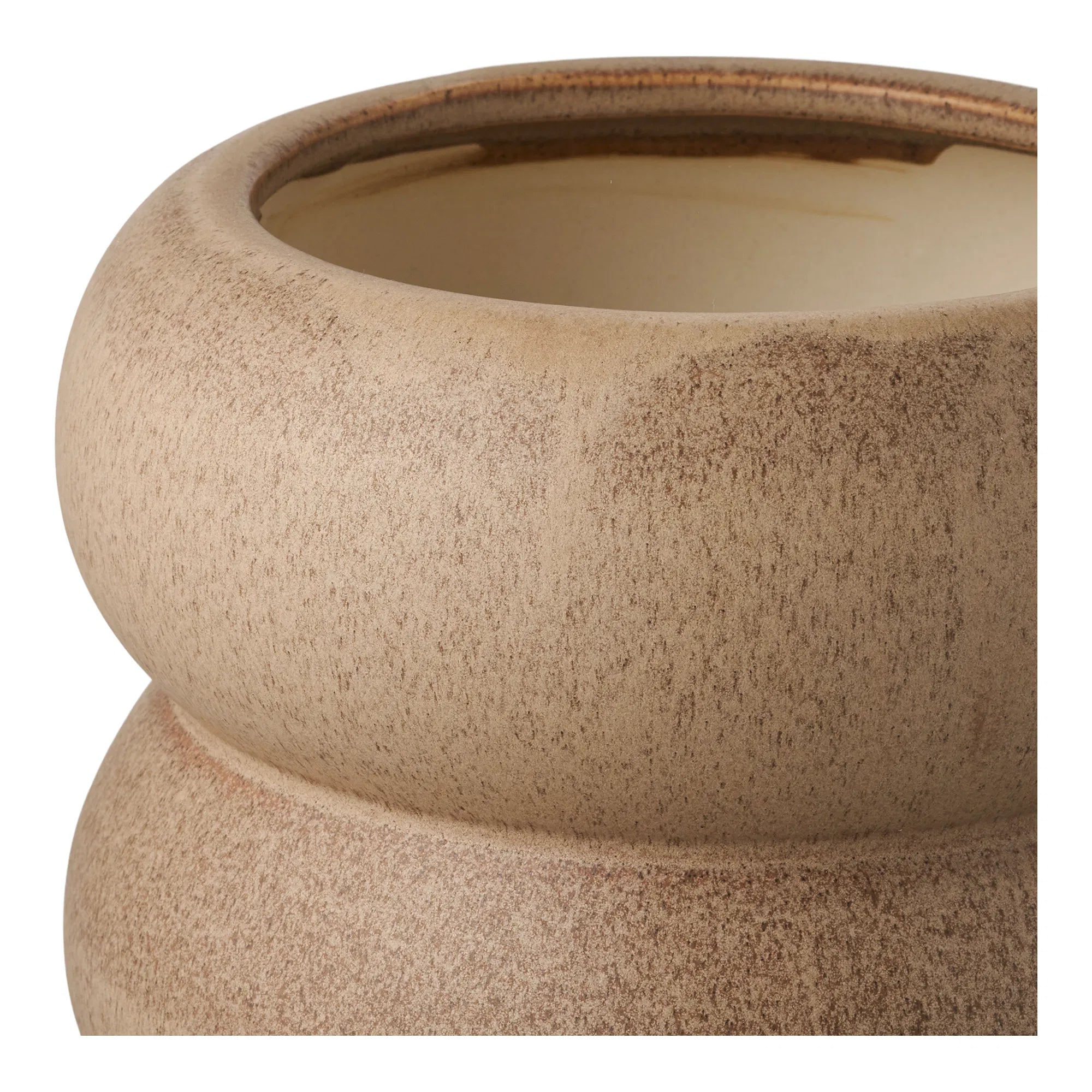 Blummepott „Arvello“ – Brong Keramik-Design mat organescher Form