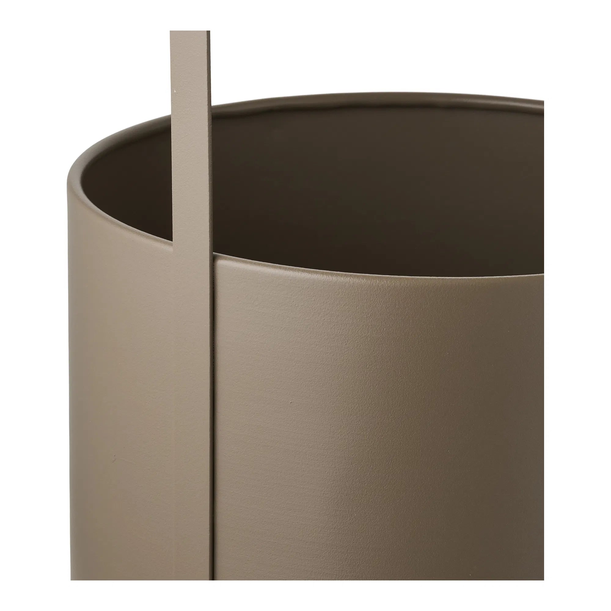 Blummepott „Arvion“ – 2er-Set aus brongem Stol