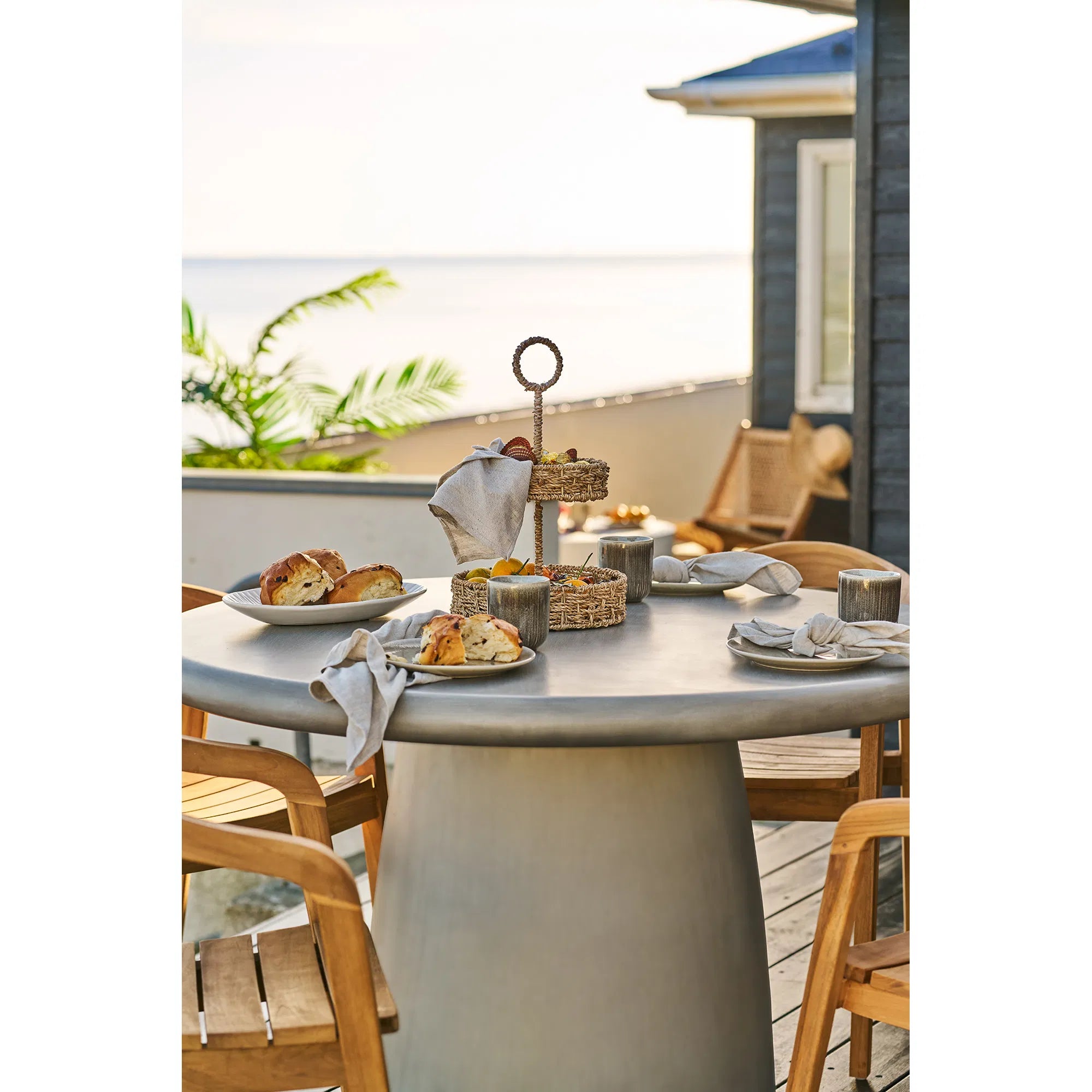 Becher-Set Arvessa – aus Steingut mat reaktiver Glasur hiergestallt