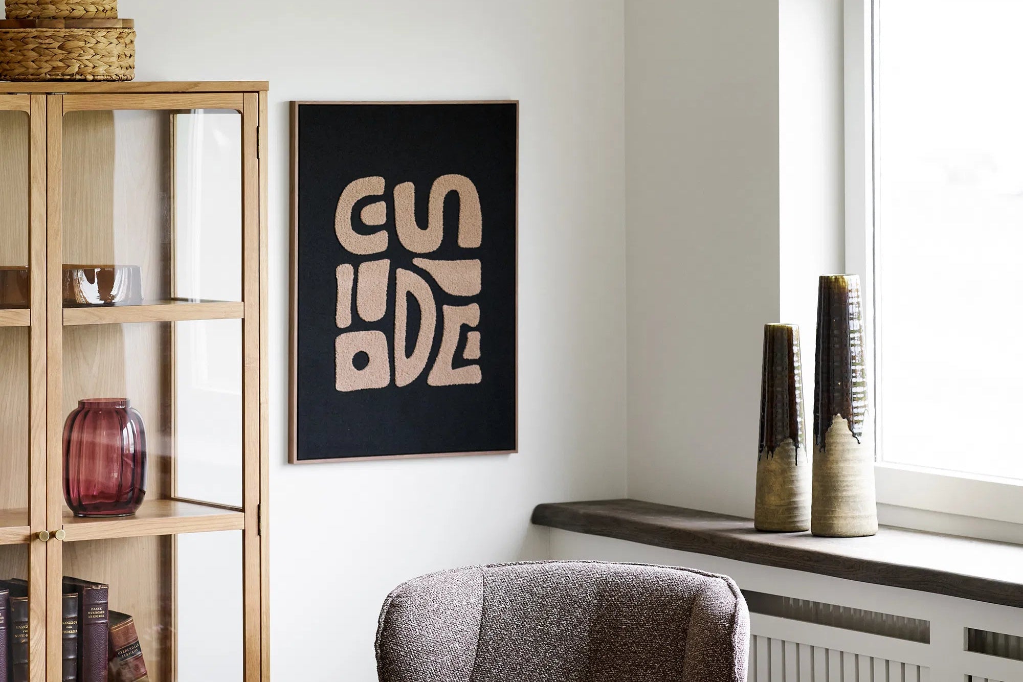 Poster Tjorena – Illustration mit Rahmen