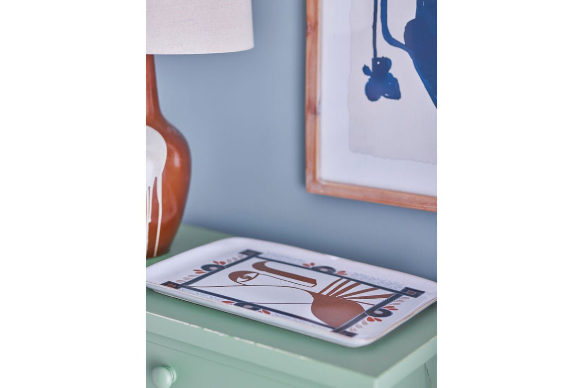 Servierplack „Ravena“ – aus Steingutt