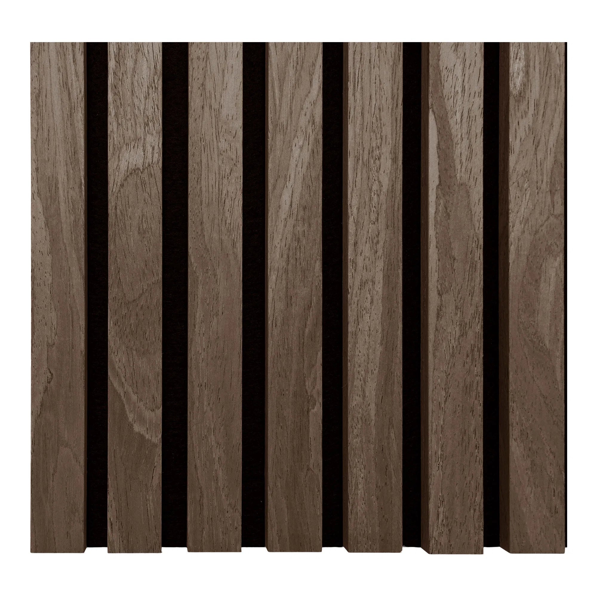 Akustikpaneele Walnuss 240×60cm (Set vun 2)