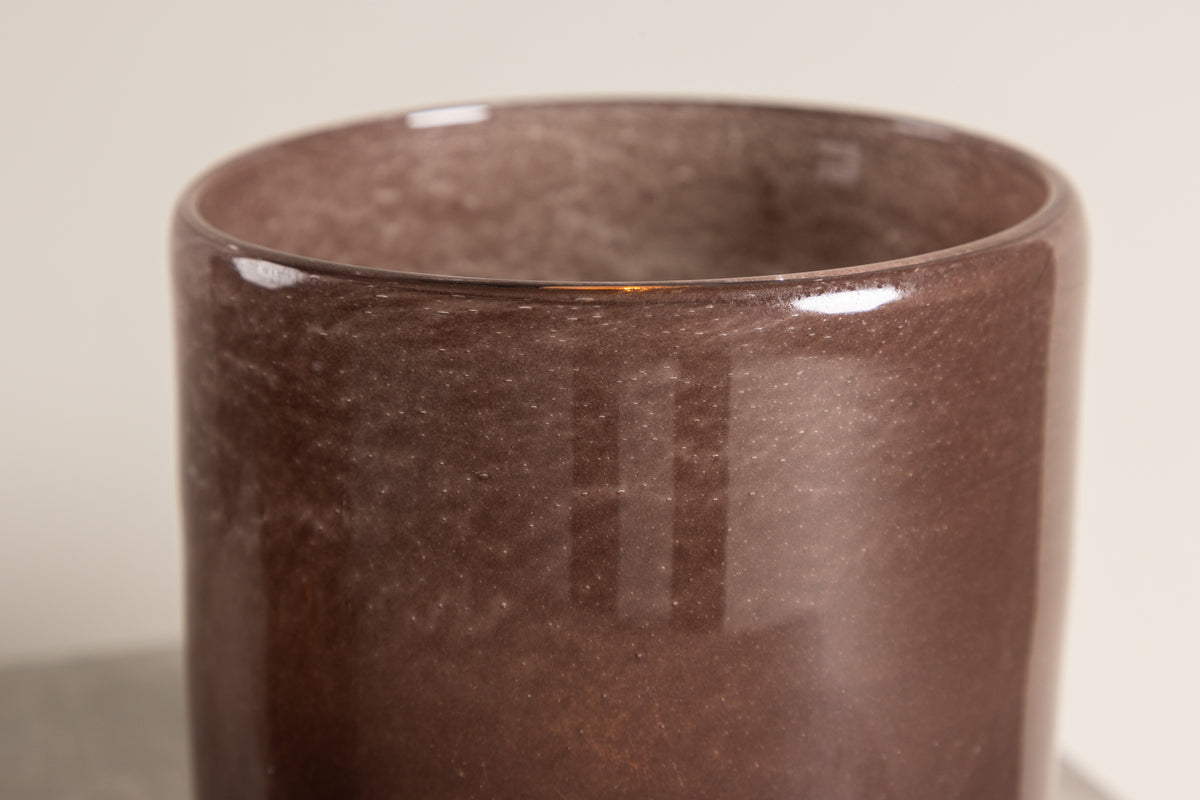 Laterne Eddie - Laterne aus Glas a verschiddene Faarwen