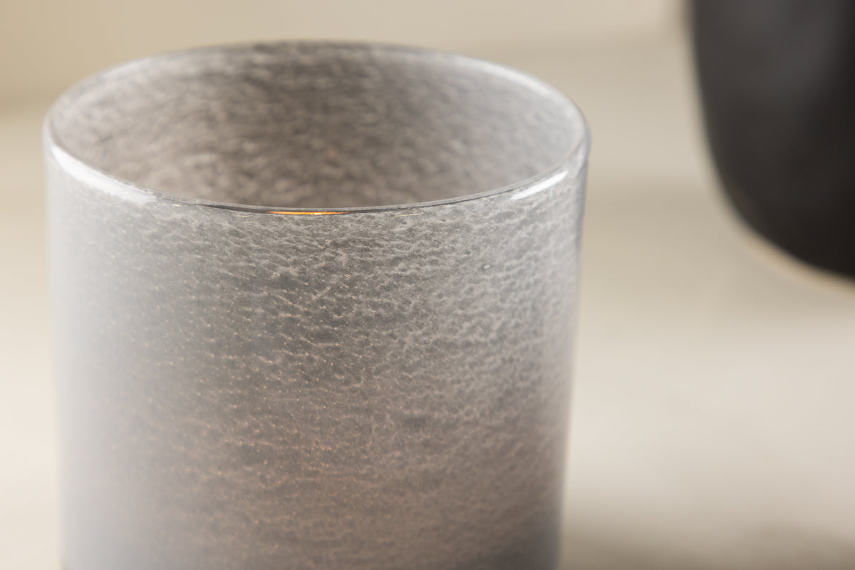 Laterne Eddie - Laterne aus Glas a verschiddene Faarwen