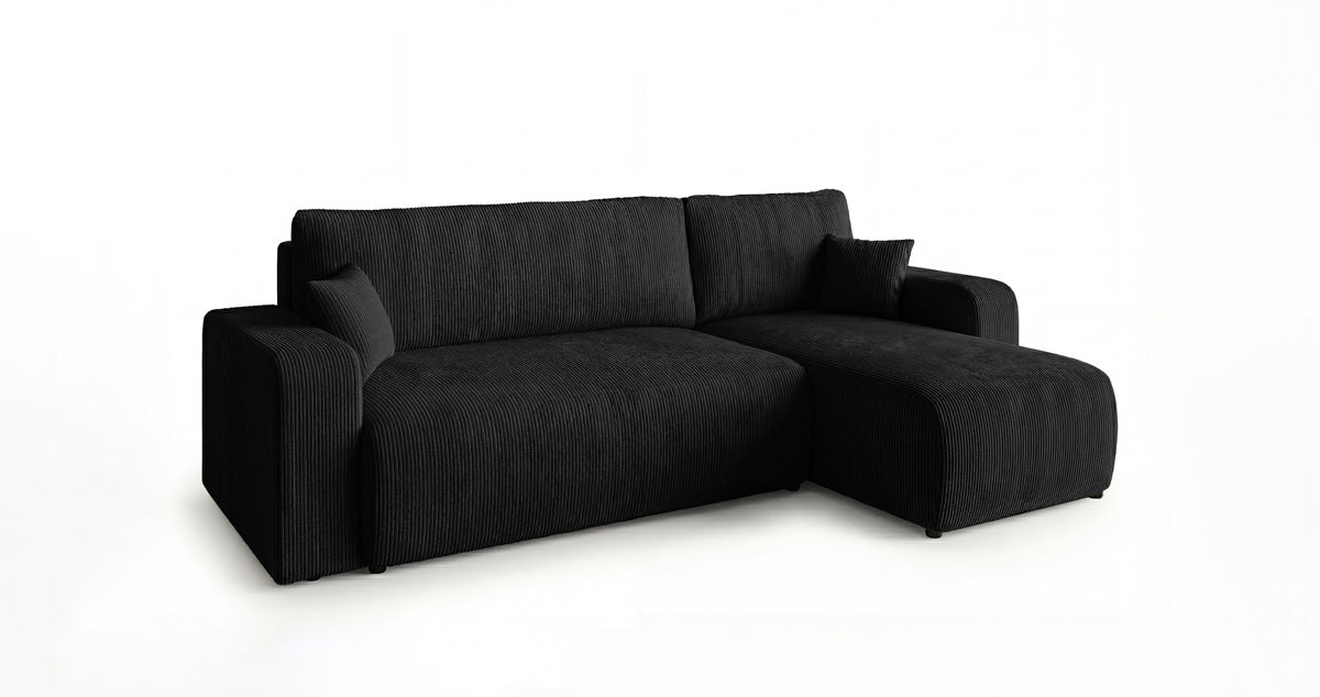 Designer-Sofa Calva mat Schlof- a Klappfunktioun a Cord