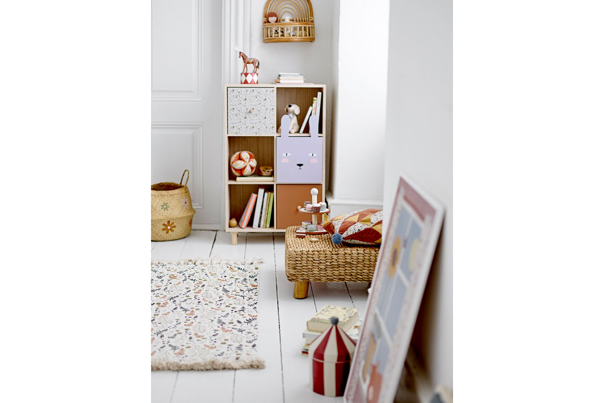 Dekofigur Rafi - Zirkuspäerd aus Holz fir Kannerzëmmer & Gebuertsdag