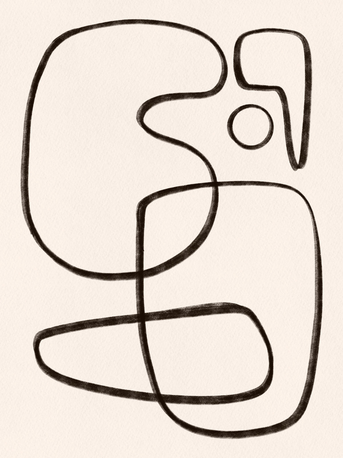 Poster Fine Line Qualitéitsdrock op Pabeier