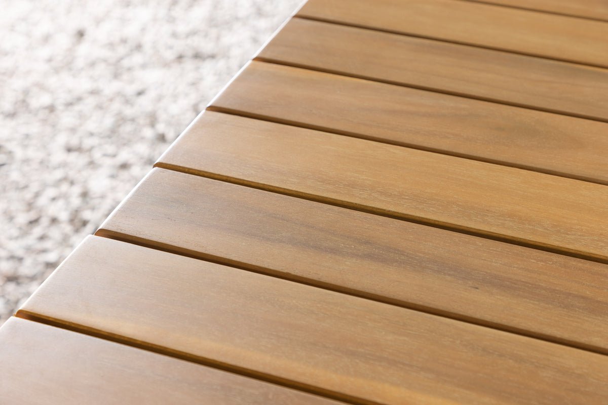 Gartentisch Lyon - Beistelltisch mat Akazienholz-Plack