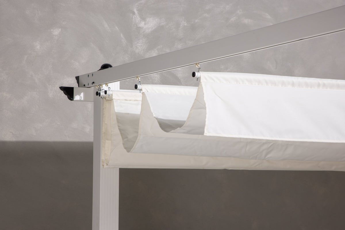 Gaartpavillon Cleo - mat wäissem Polyesterdach