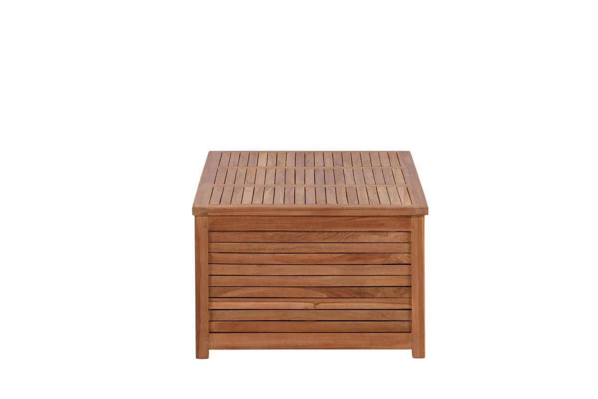 Gaart Këssenbox Sorine - 46x130x70 aus Teakholz