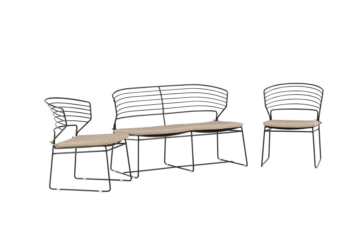 Gaart-Sëtzgrupp Blueberry - inklusiv gro Këssen