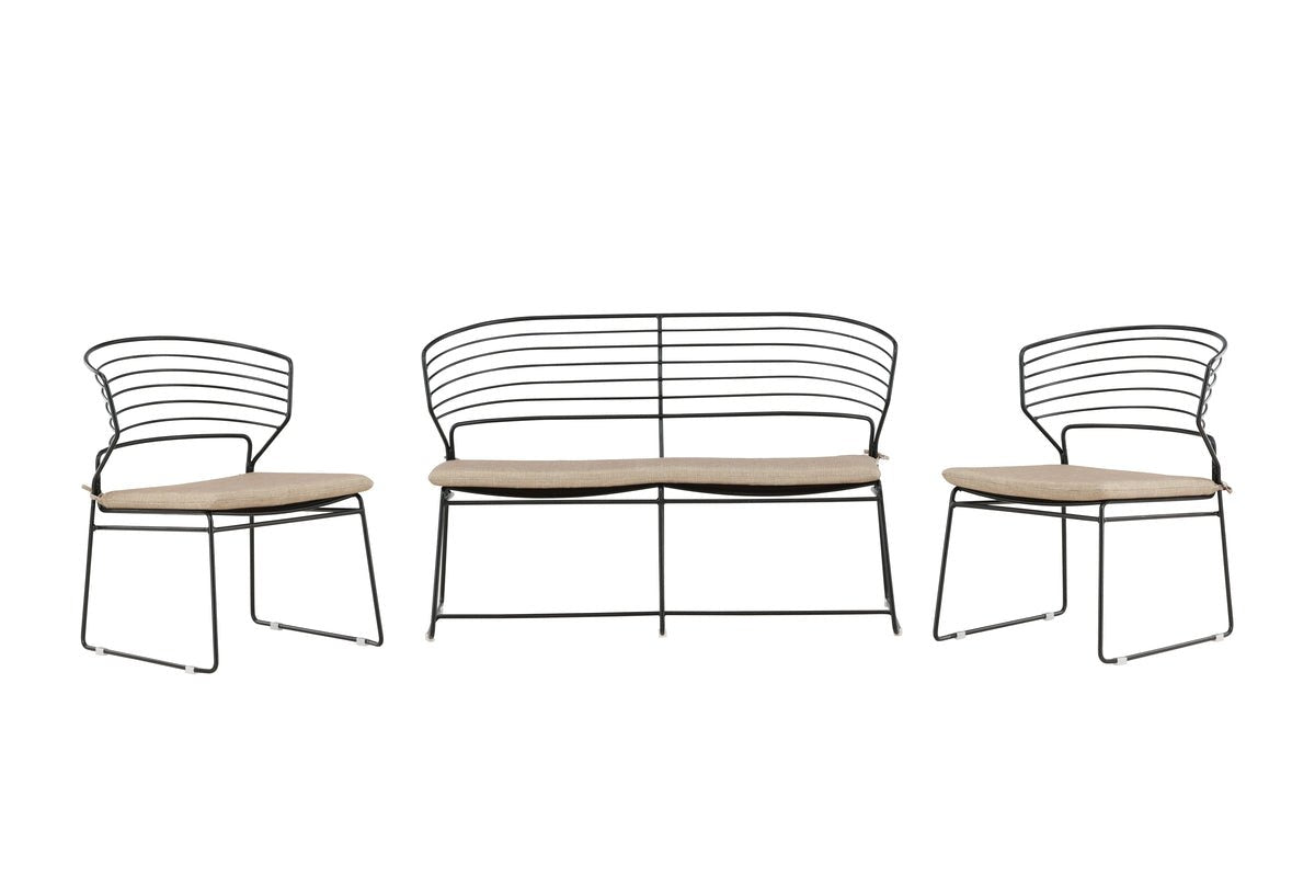 Gaart-Sëtzgrupp Blueberry - inklusiv gro Këssen