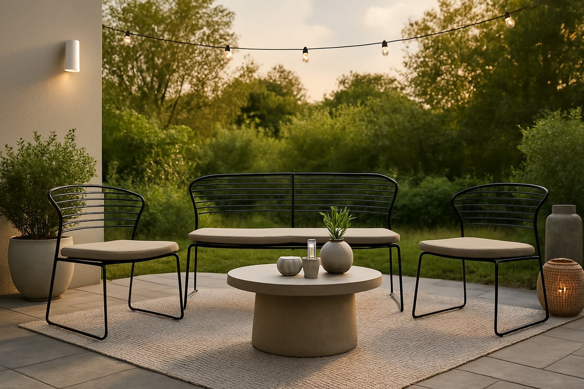 Gaart-Sëtzgrupp Blueberry - inklusiv gro Këssen