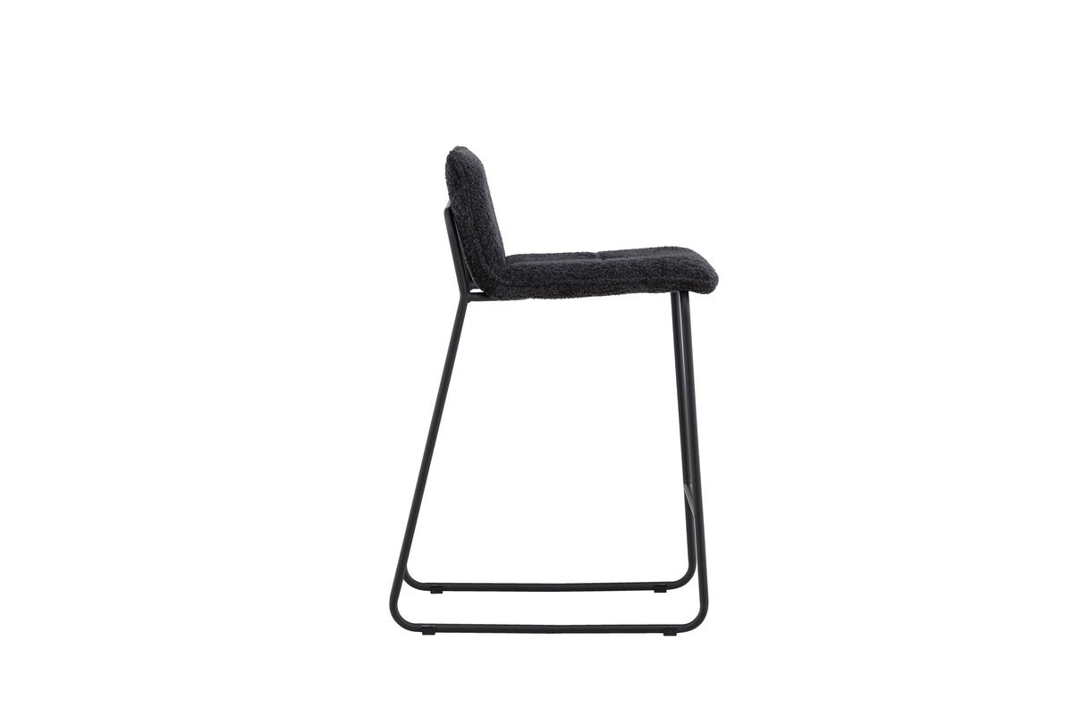 2er Set - Barhocker Bombay mat Bouclé-Sëtz