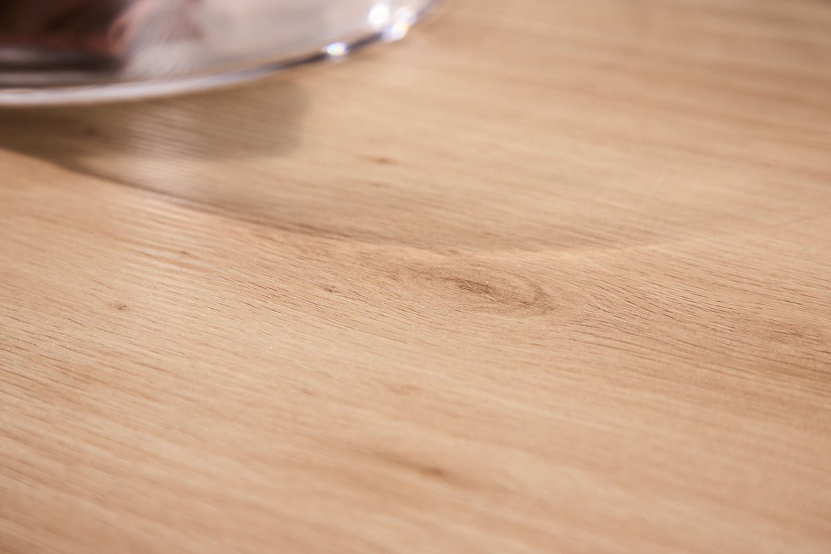 Esstisch Belluno – Rechteckege Dësch 210 × 100 cm a Whitewash