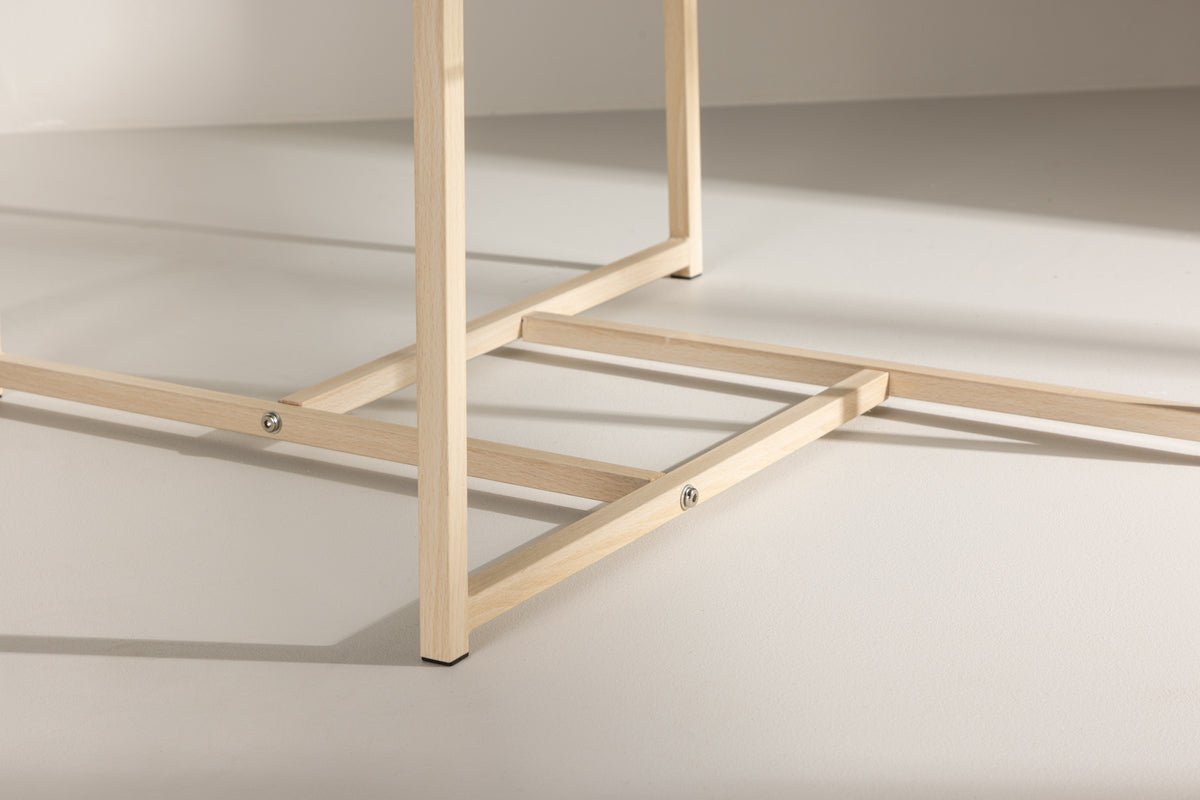 Couchtisch Donna - mat Glas-Tischplacke