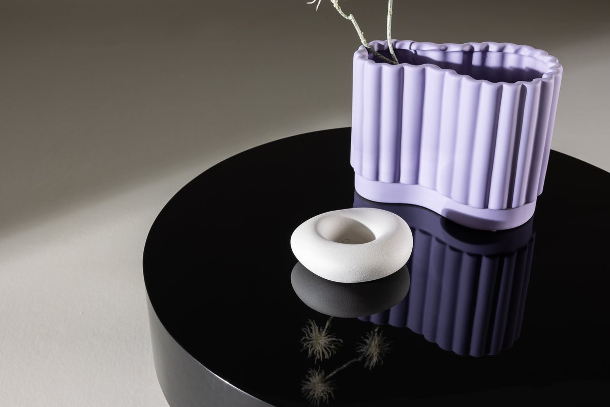 Couchtisch/Beistelltisch Maron - a glänzendem Schwaarz