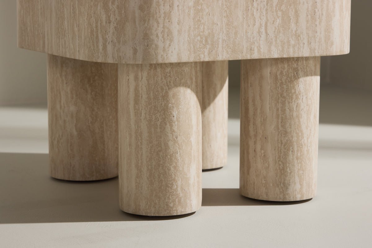 Beistelltisch Alira – in sanftem Beige