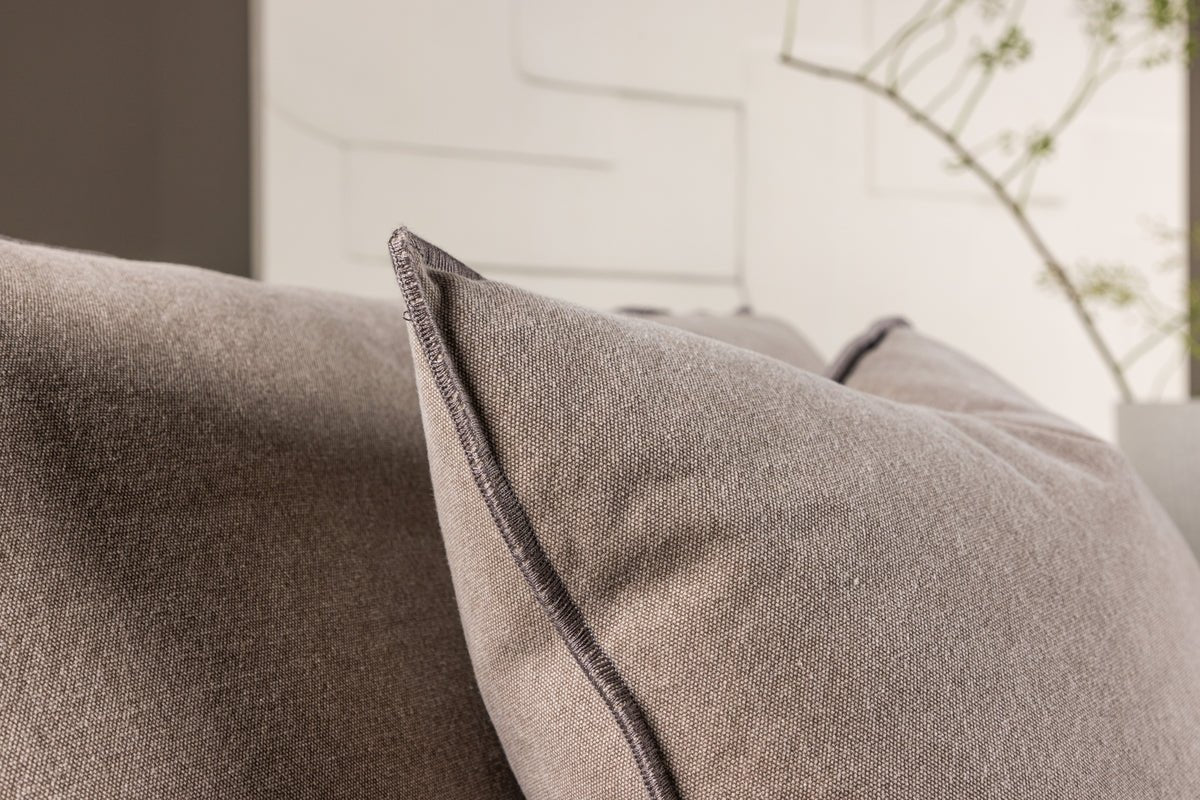 Designer Lounge Sessel Lanzia – Brong mat Leinenoptik