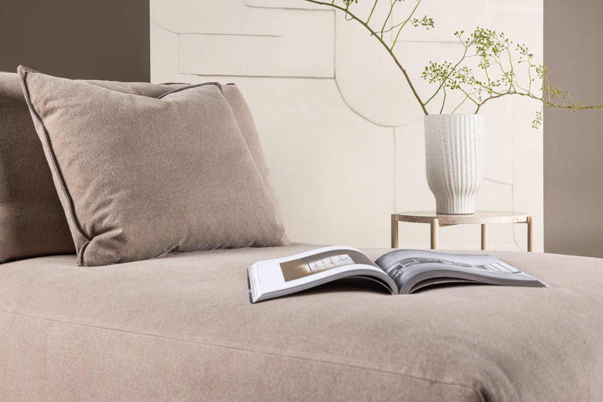 Designer Lounge Sessel Lanzia – Brong mat Leinenoptik