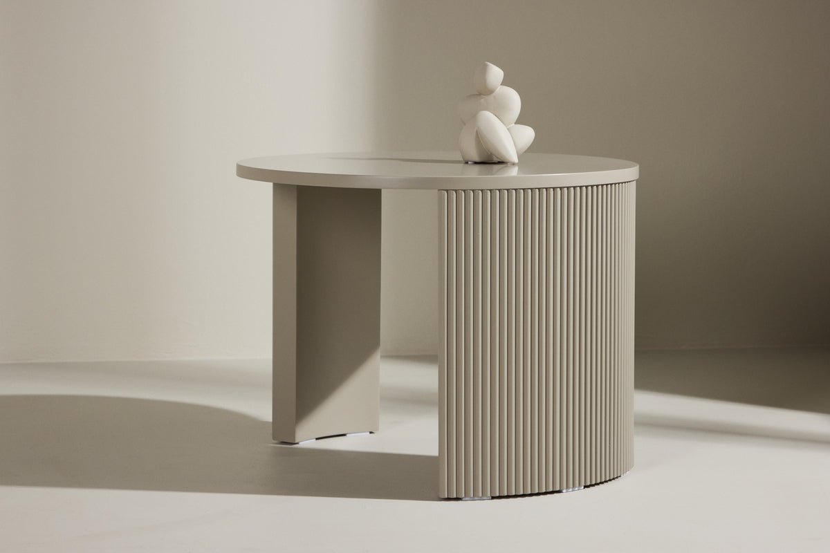 Couchtisch Rouven - mat geriffeltem Korpus