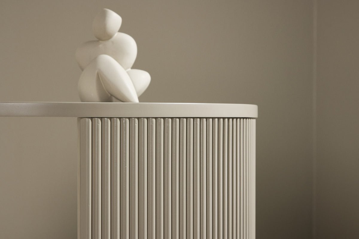 Couchtisch Rouven - mat geriffeltem Korpus