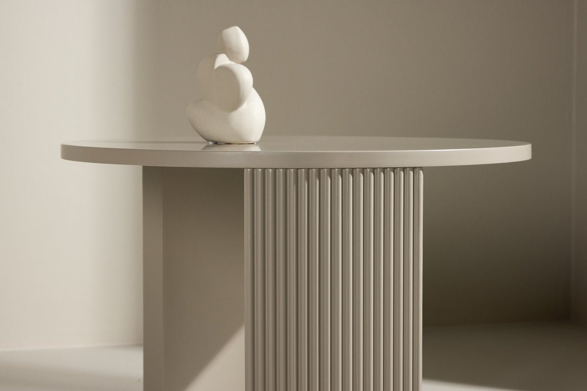 Couchtisch Rouven - mat geriffeltem Korpus