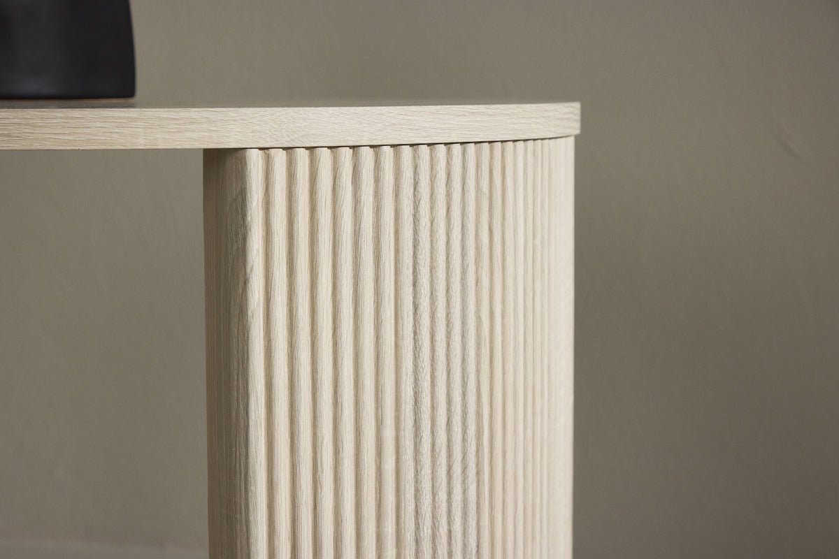 Couchtisch Rouven - mat geriffeltem Korpus