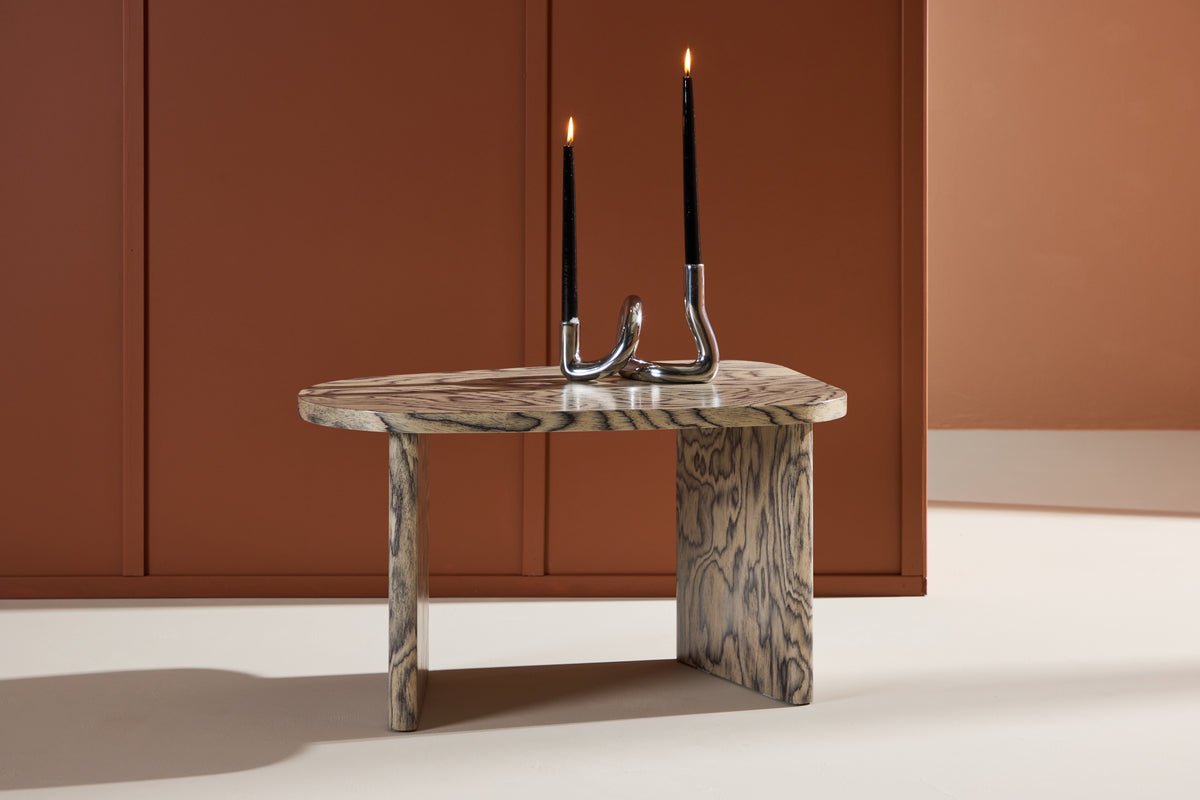 Couchtisch Vertina - mat markantem Muster