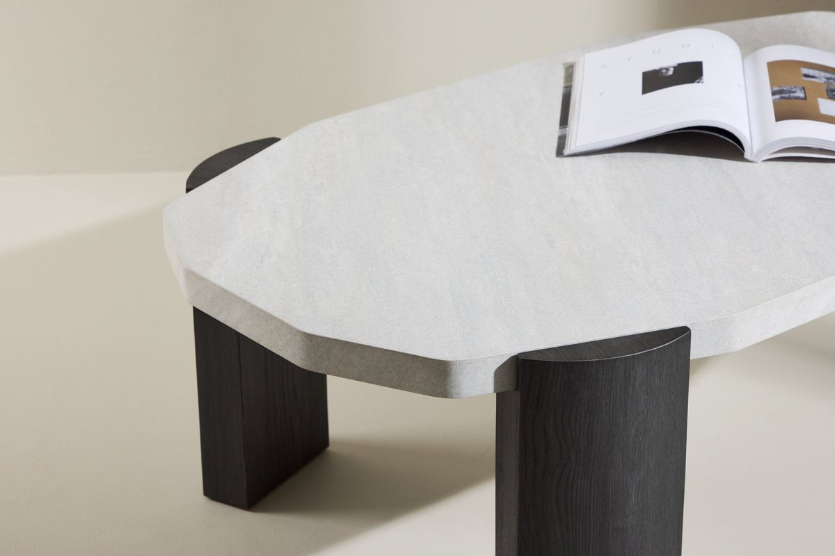 Couchtisch Rovena - mat 3 Been