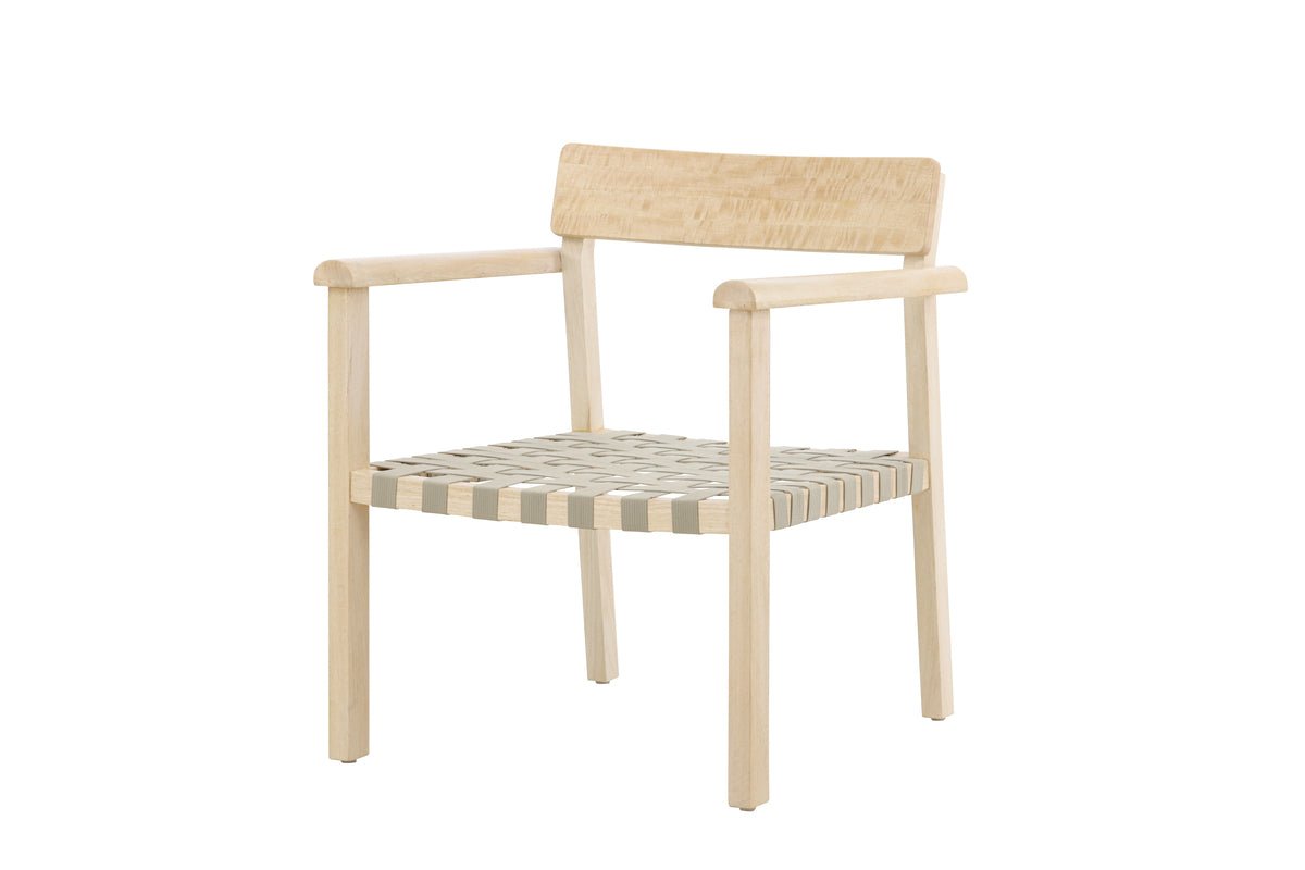 Sëtzléng Olympia - aus Mangoholz a Polyester a Naturfaarf